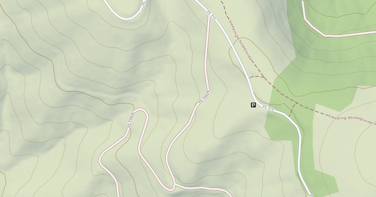 Map preview of (FDR)RYE CREEK
