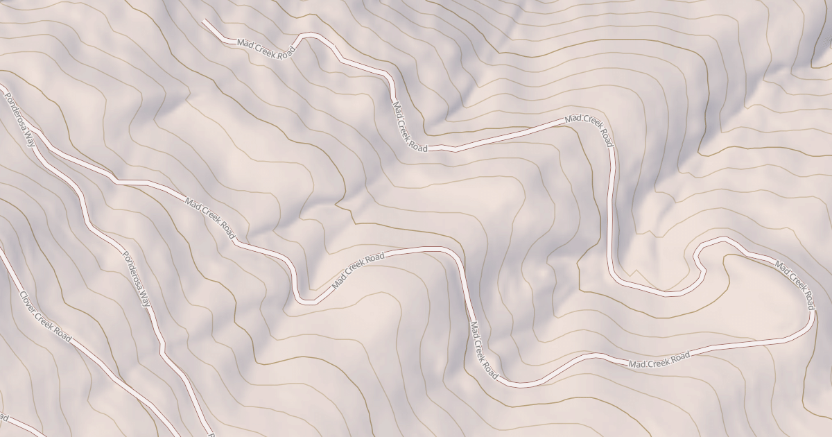 Map preview of MAD CREEK