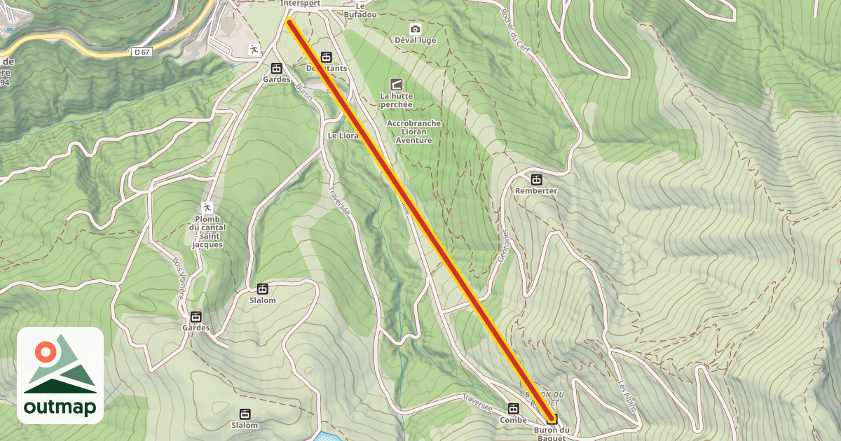 Map of Buron du Baguet