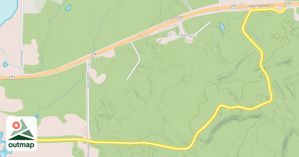 Map of Birkebeiner Trail