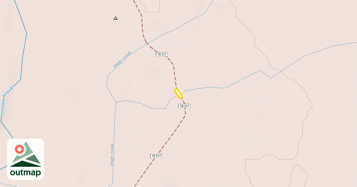 Map of Resurrection Pass Trail