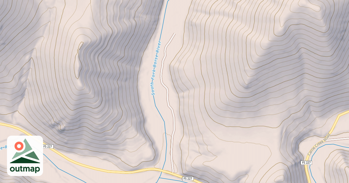 Map of CONFLUENCE ROAD