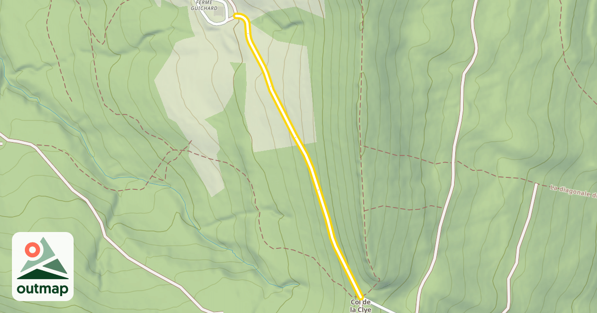 Map of Chemin de la Ferme Guichard