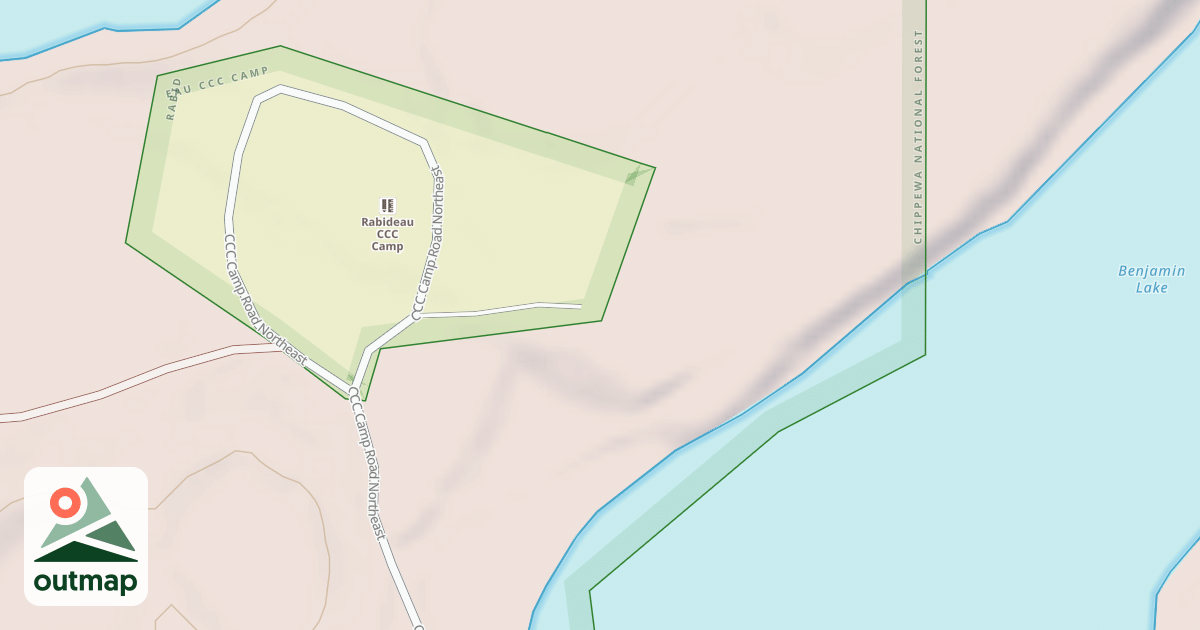 Map of RABIDEAU CCC SPUR A