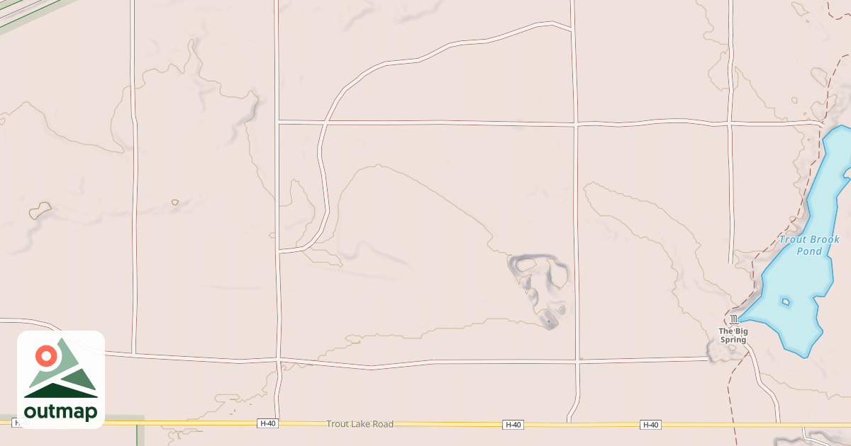 Map of FH-8 SPUR 3374