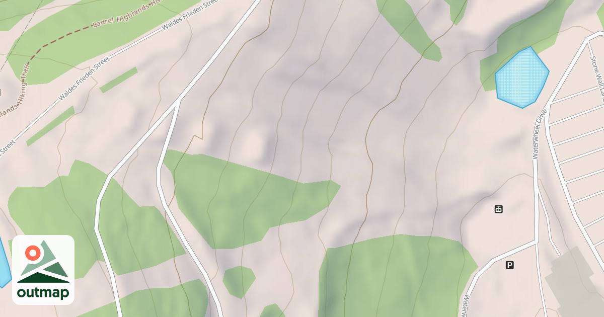 Map of Alpine Meadows Glades