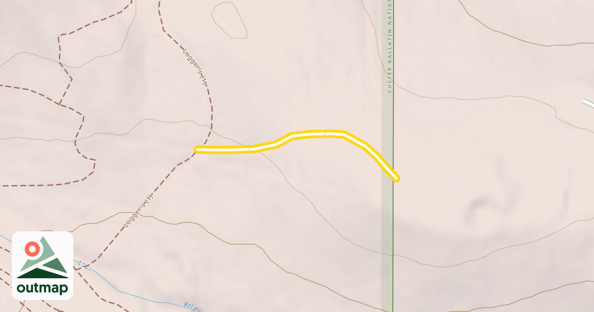 Map of Montagne's Meander