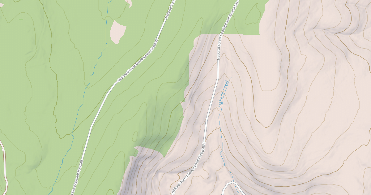 Map preview of PORCUPINE ROAD