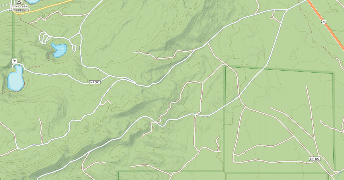 Map preview of USFS Motor Vehicle Use Map Roads {399C2A1D-8C77-443C-B4B1-D7AB551C1807}