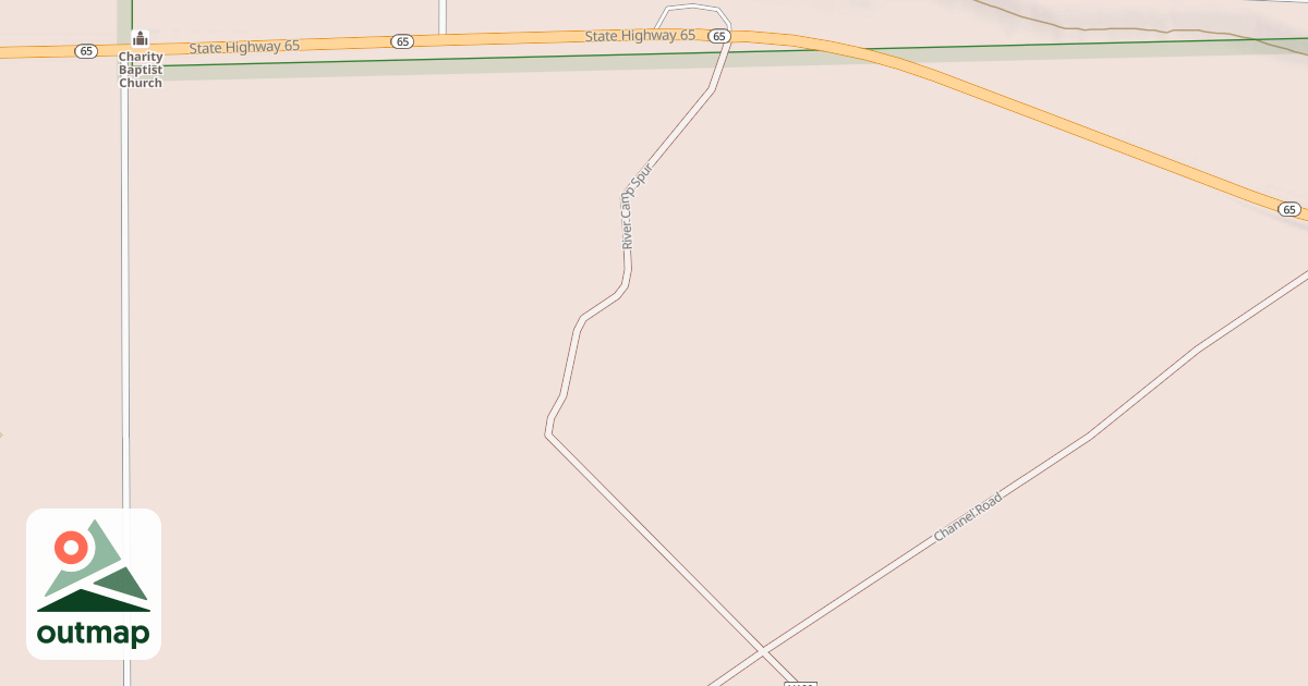 Map of HURON ORV, RIVER CAMP SPUR