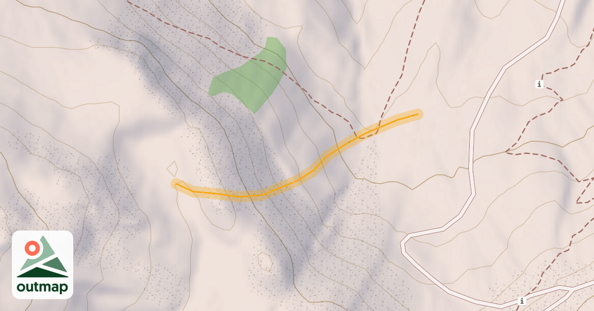 Map of Lac Hors Piste