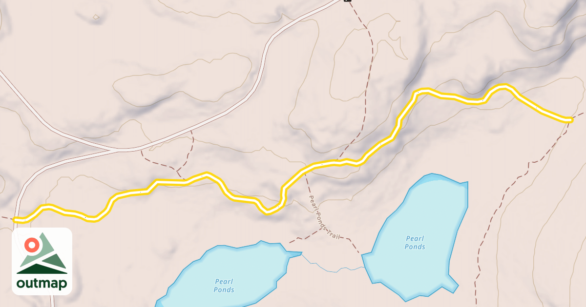 Map of Pearl Ponds Trail