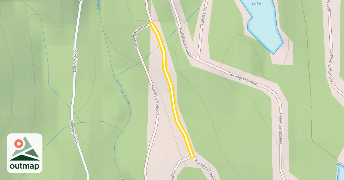 Map of Norwegian Woods