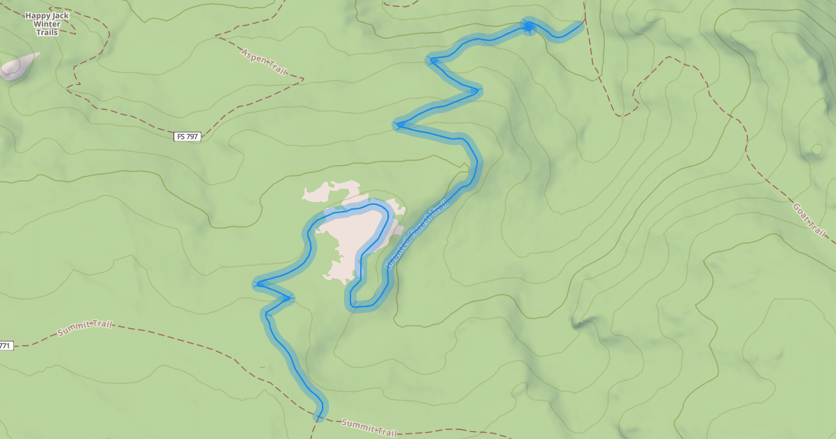 Map preview of Haunted Forest Trail
