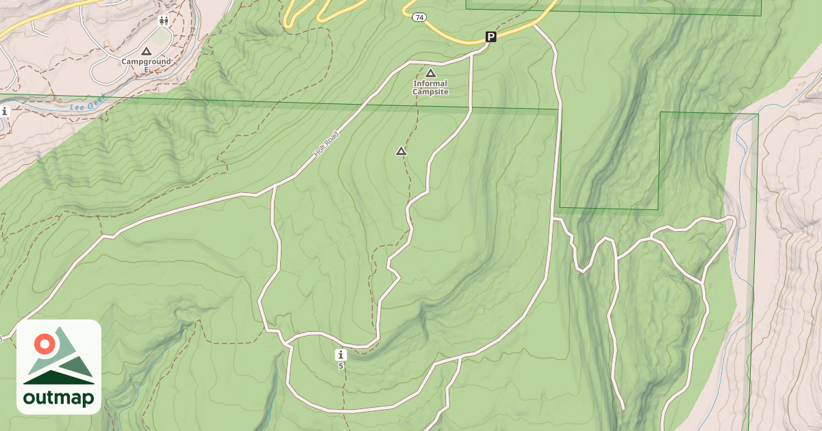 Map of USFS National Forest System Roads {8F7B9EBE-1408-4E05-BF55-F3F6A7B780CD}