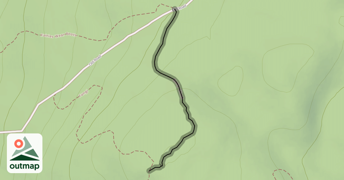 Map of Burly Climb