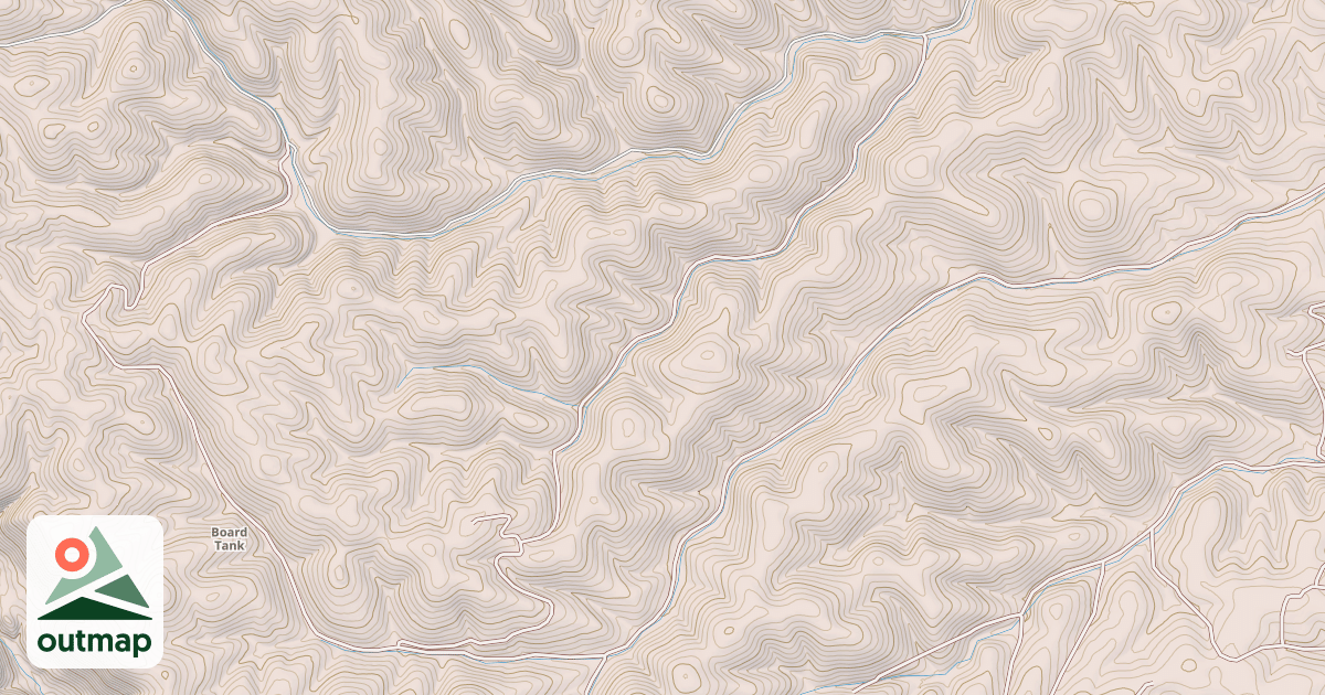 Map of S  LONG CANYON