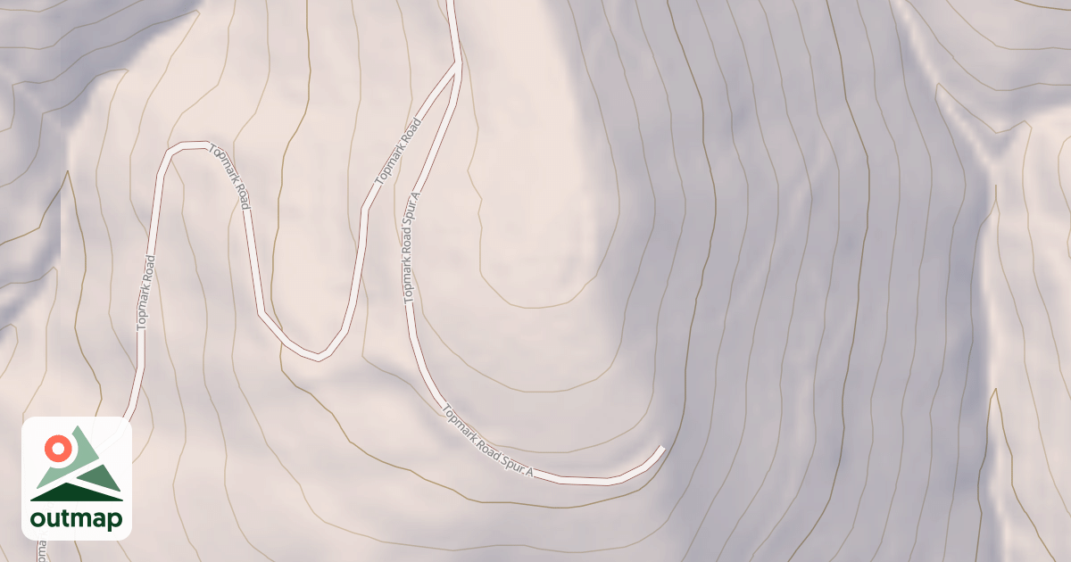 Map of TOPMARK SPUR A