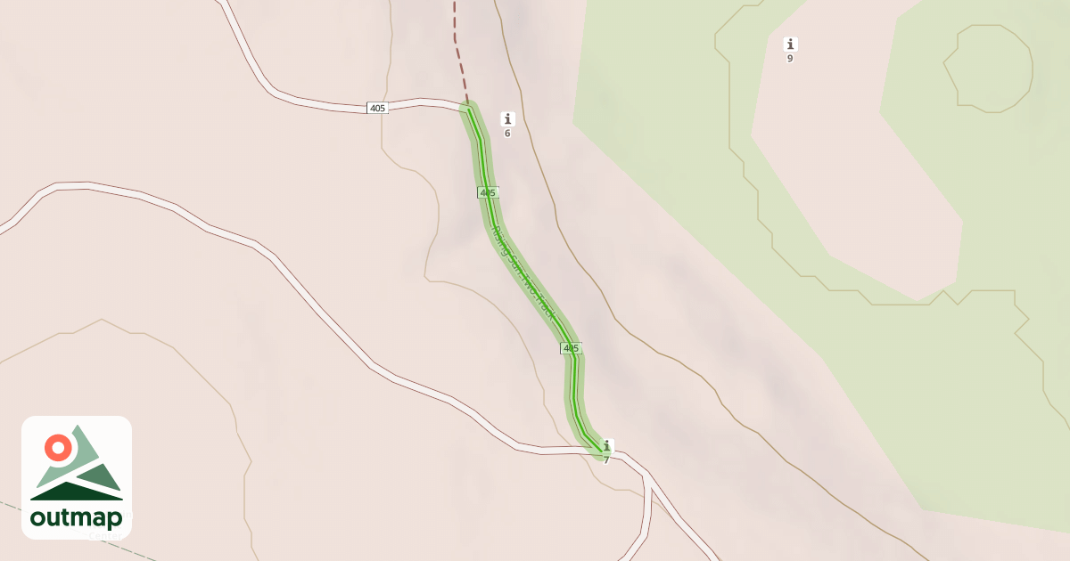 Map of Rising Sun Two Track