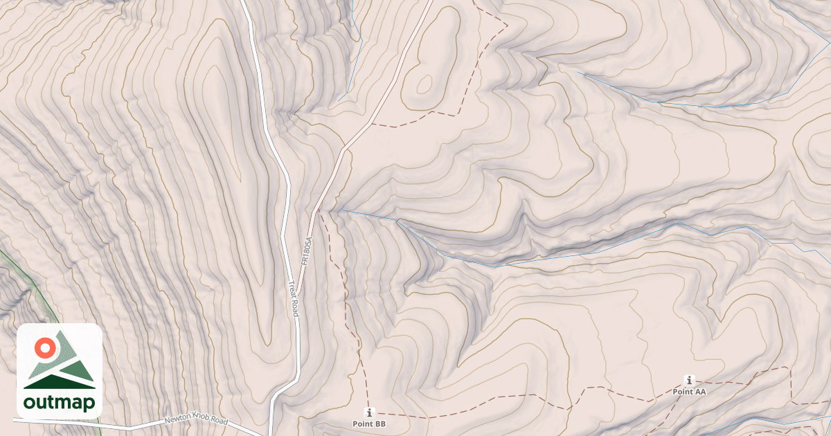 Map of USFS Motor Vehicle Use Map Roads {6A97FF0F-E44C-4887-8C21-1FA1D0FF4805}