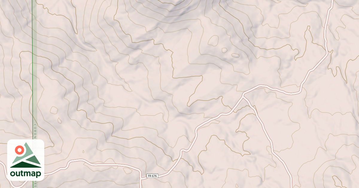 Map of IRON  TANK WELL