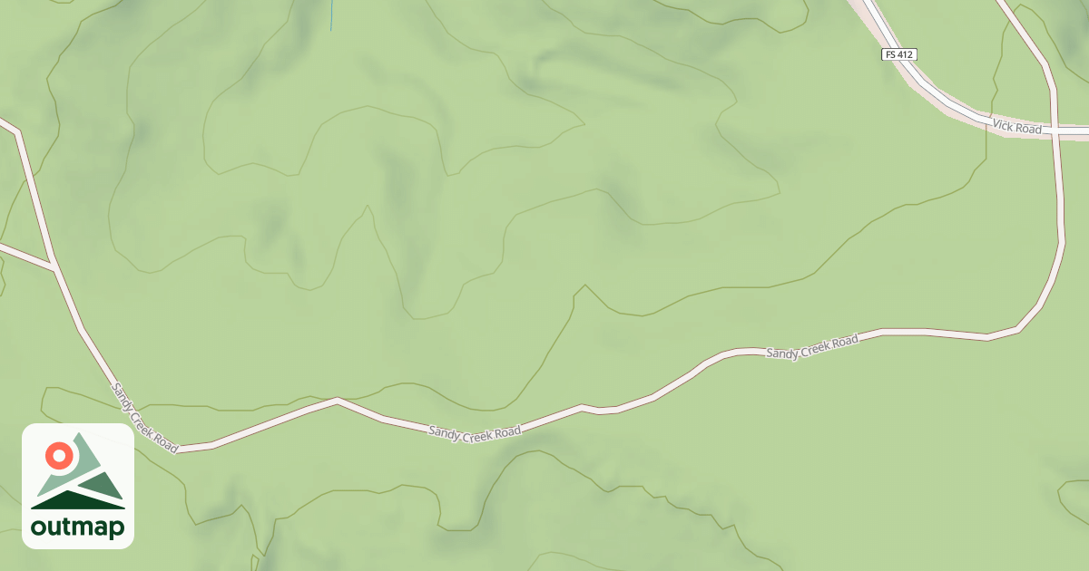 Map of SANDY CREEK