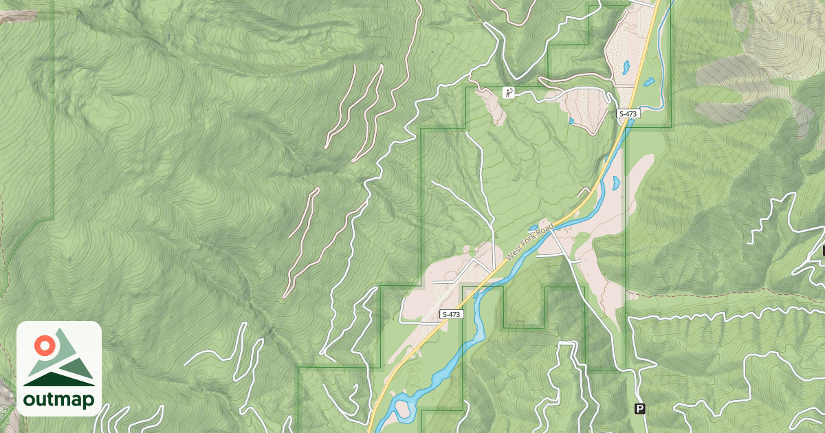 Map of (FDR) LLOYD CREEK