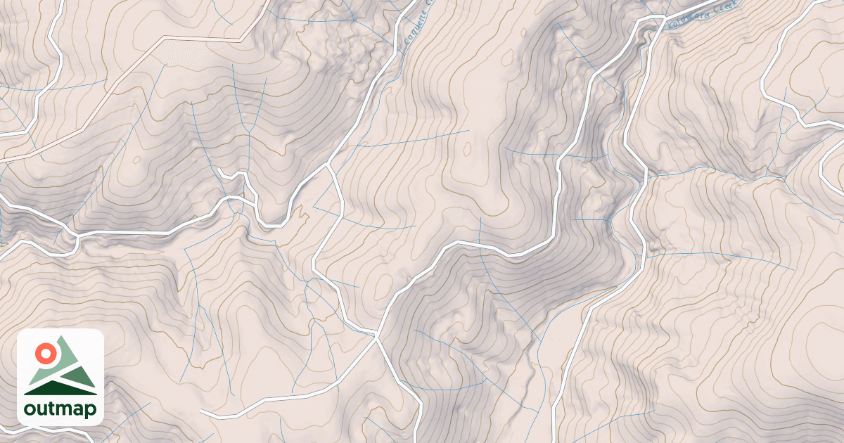 Map of BUCKHORN CREEK