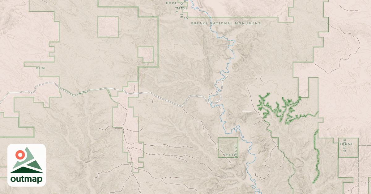 Map of BLM National GTLF Public Motorized Roads f50a10bb-6b57-4993-aaba-555f42408eb5
