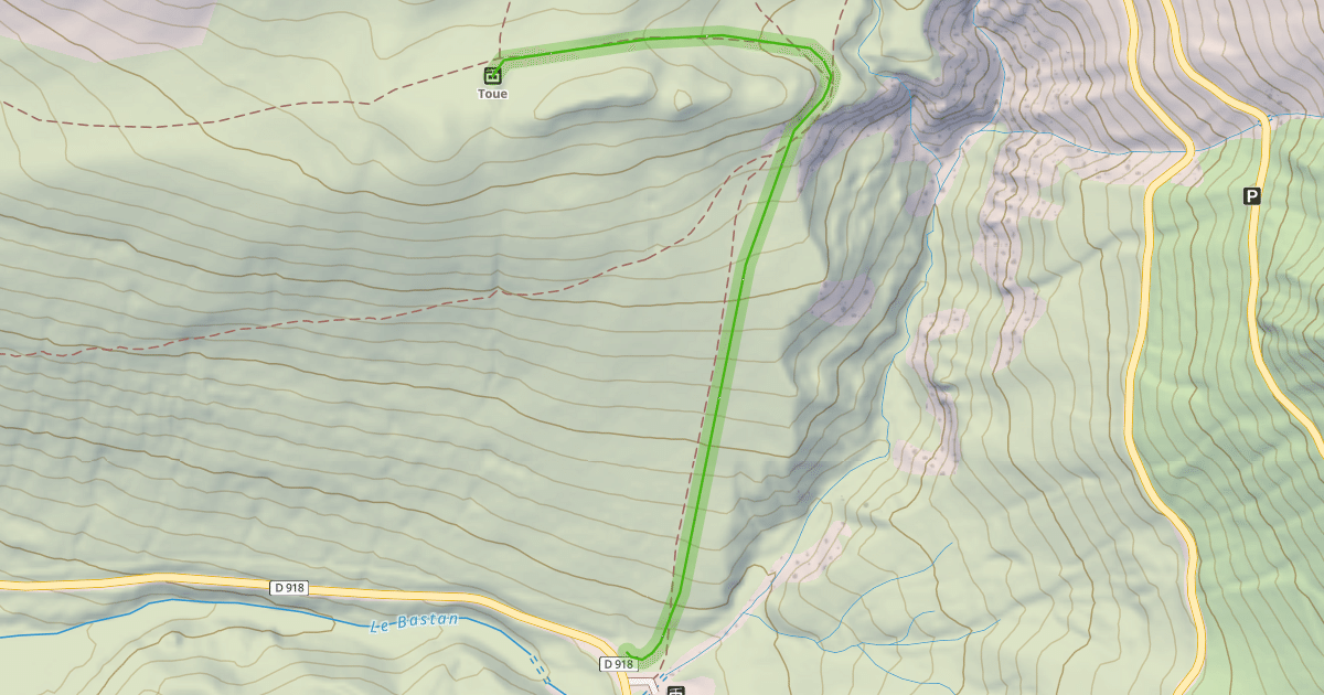 Map preview of Toue