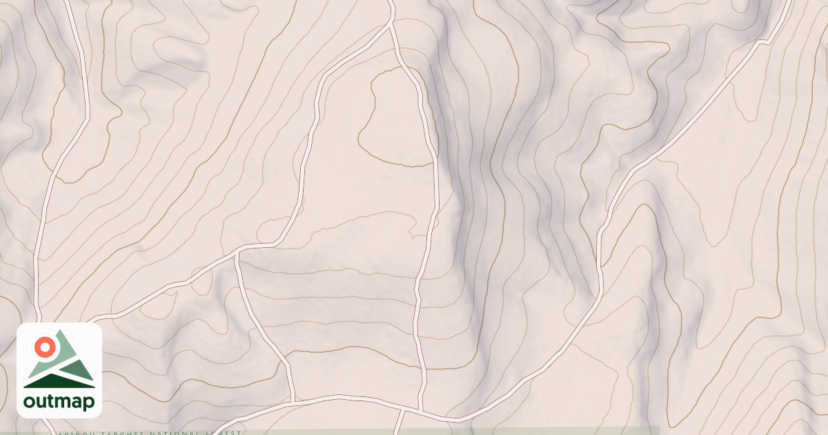 Map of HELL RIDGE ALTERNATE