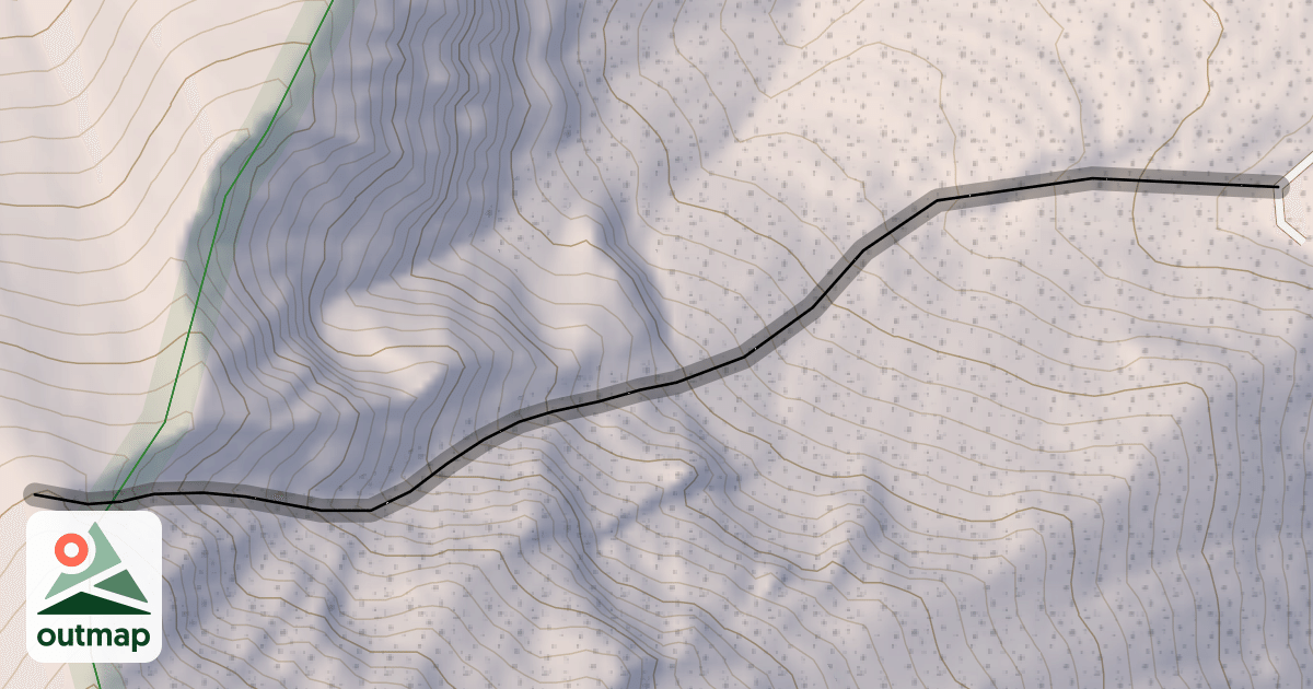Map of Big Couloir