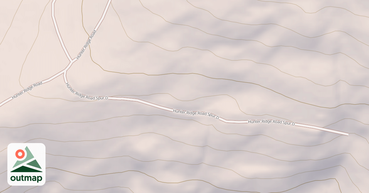 Map of HUNTER RIDGE SPUR D