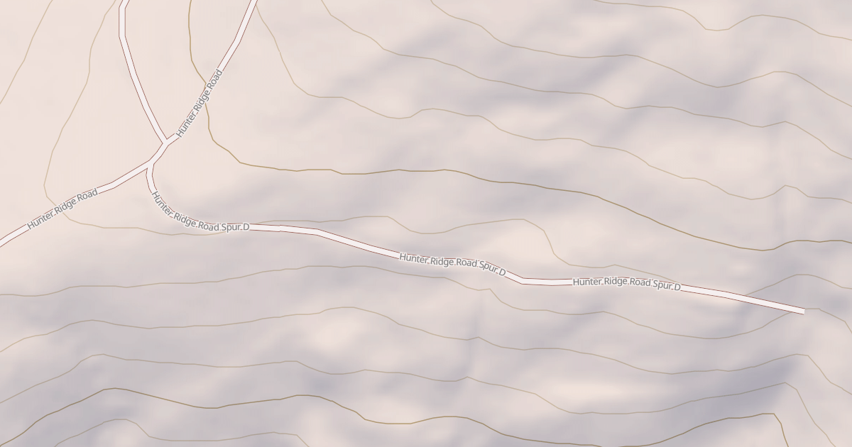Map preview of HUNTER RIDGE SPUR D