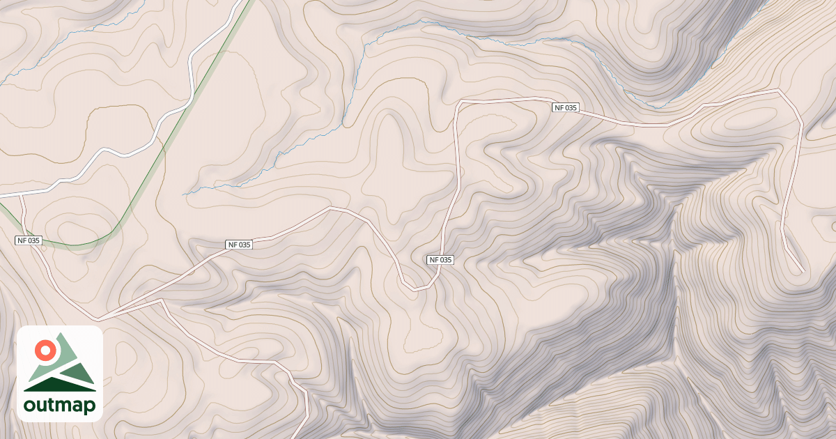 Map of S434 MIDDLE RIDGE