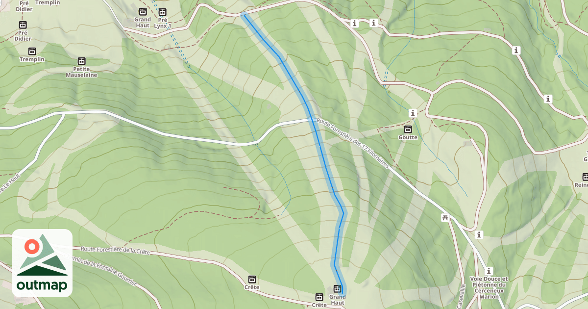 Map of Stade de Slalom