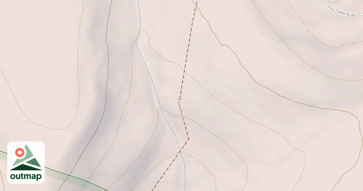 Map of Cook Forest State Park Trails