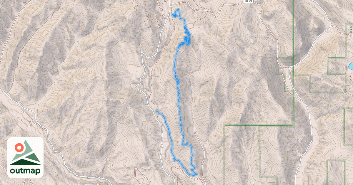 Map of Coal Creek Trail