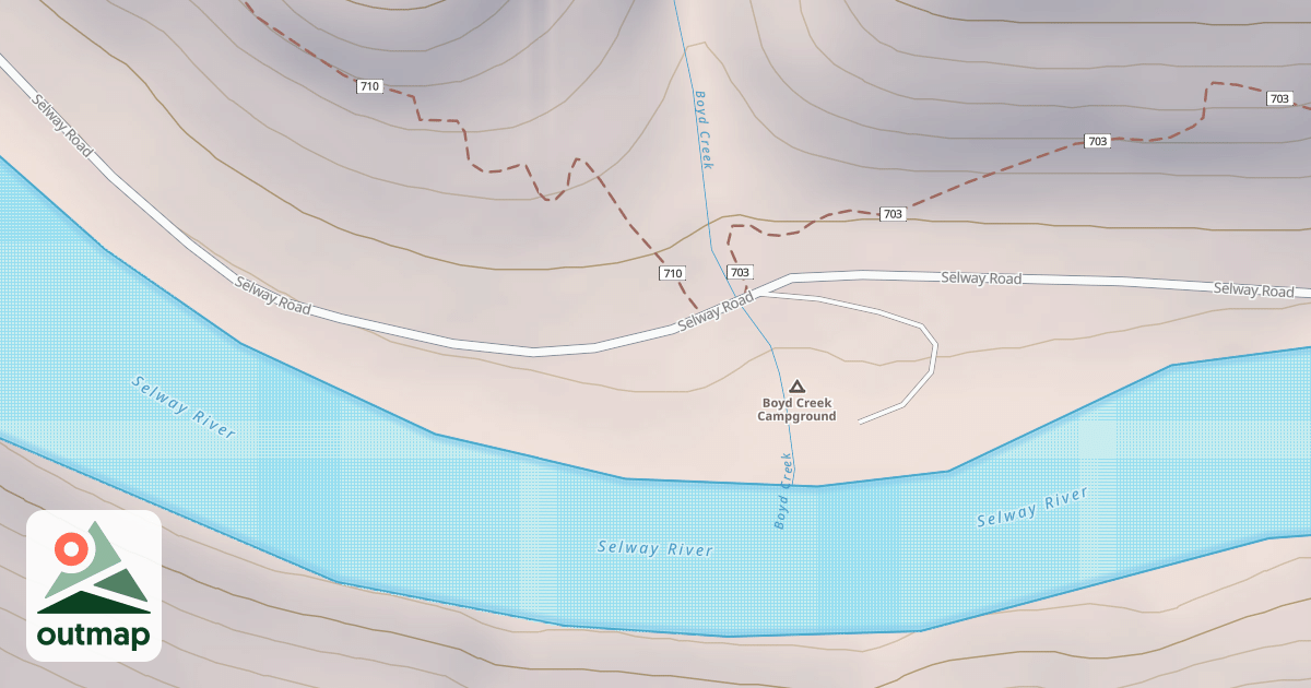 Map of BOYD CR