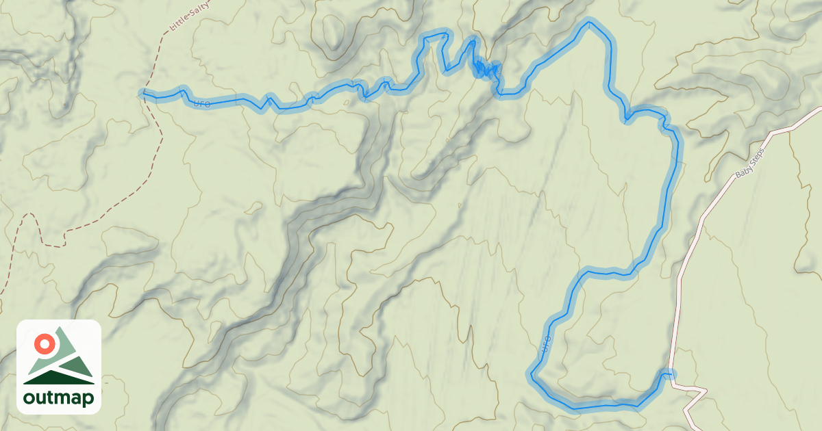 Map of UFO Trail