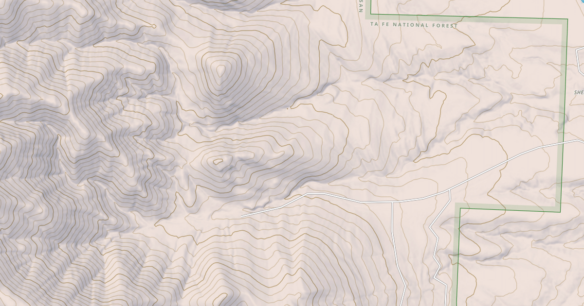 Map preview of USFS National Forest System Roads {404F0622-90D7-4785-9226-A86639B9A43D}