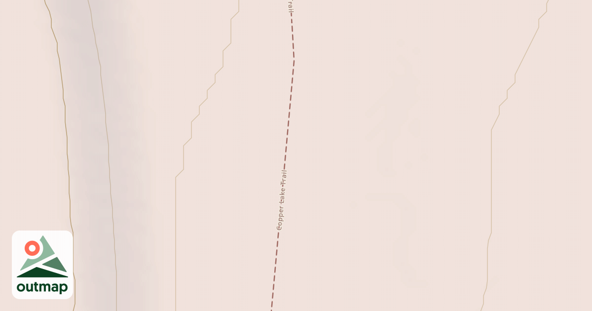 Map of Copper Lake Trail