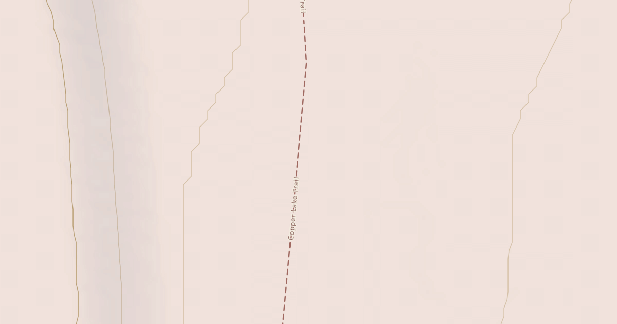 Map preview of Copper Lake Trail