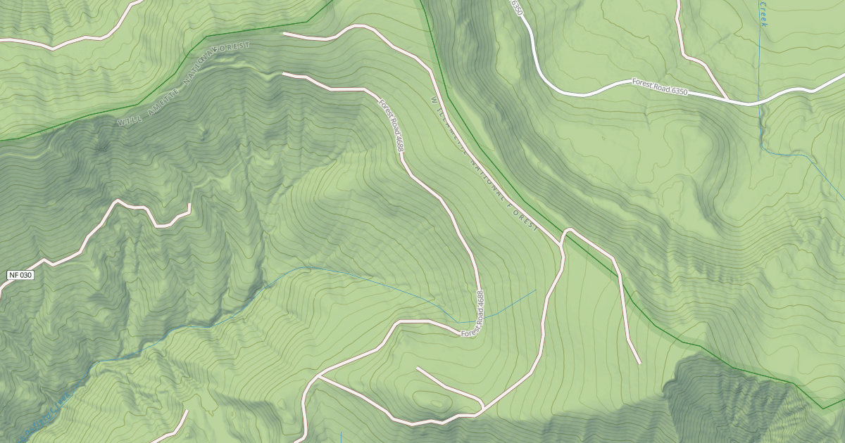 Map preview of USFS Motor Vehicle Use Map Roads {3086A113-1799-4BEF-8D23-7D72D37379FA}