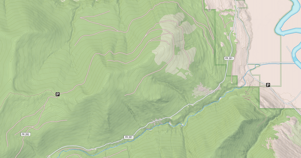 Map preview of SMITH CREEK