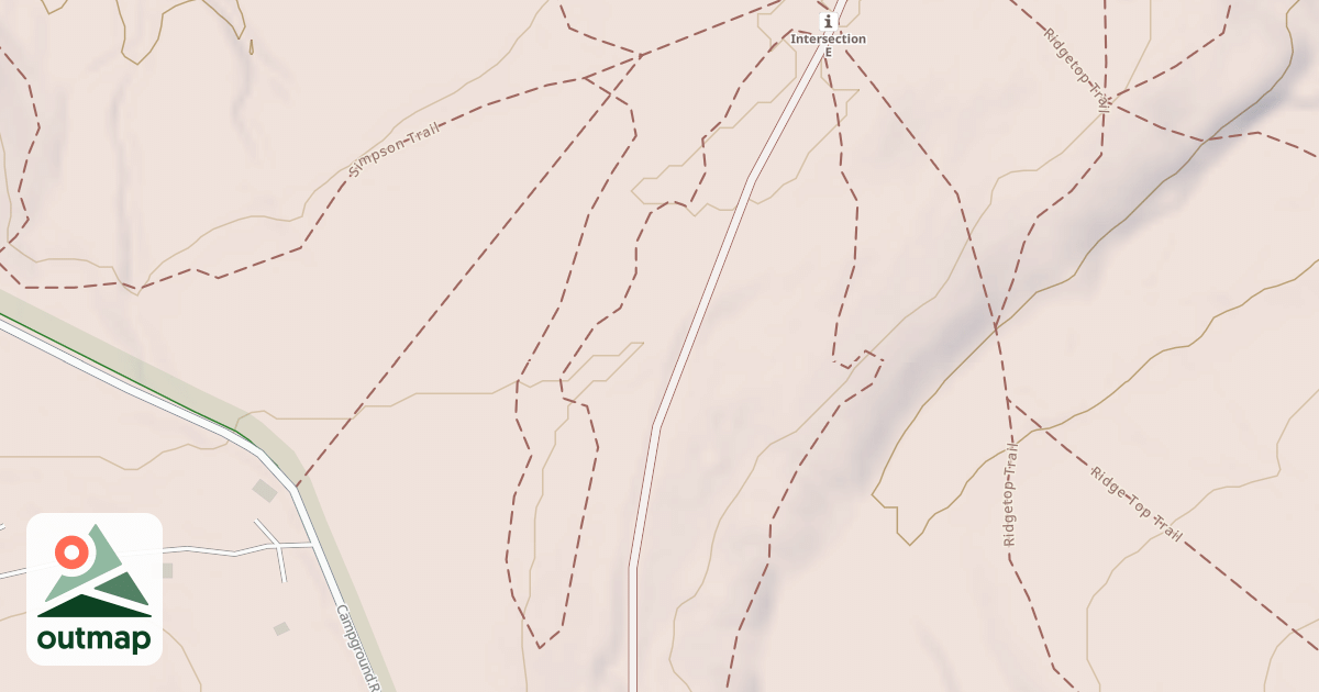 Map of Yellow Creek State Park Trails