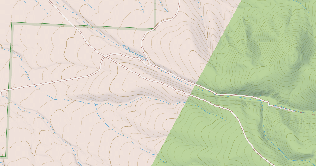 Map preview of MOHAWK CANYON
