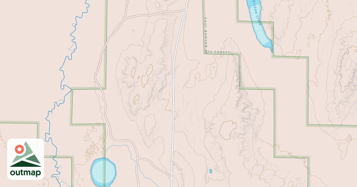 Map of Schoolcraft Trail
