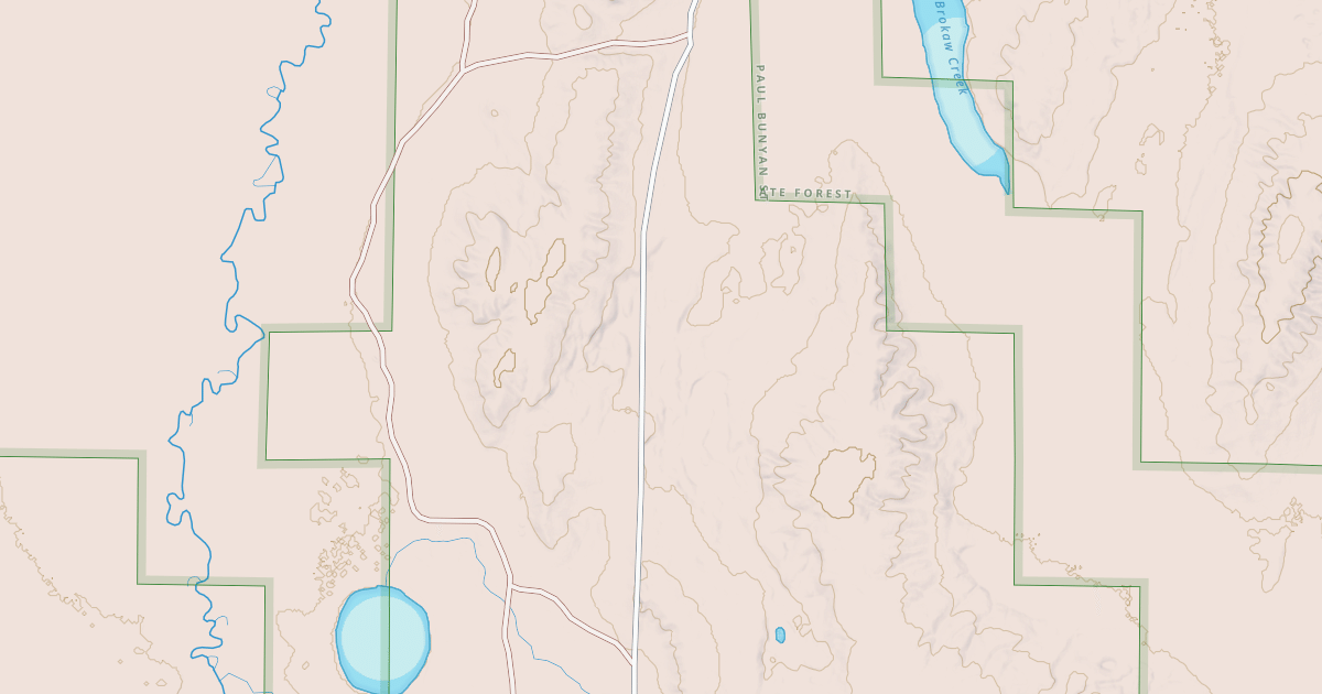 Map preview of Schoolcraft Trail