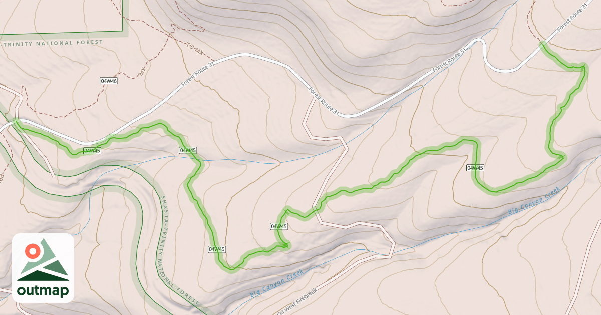 Map of Bear Springs